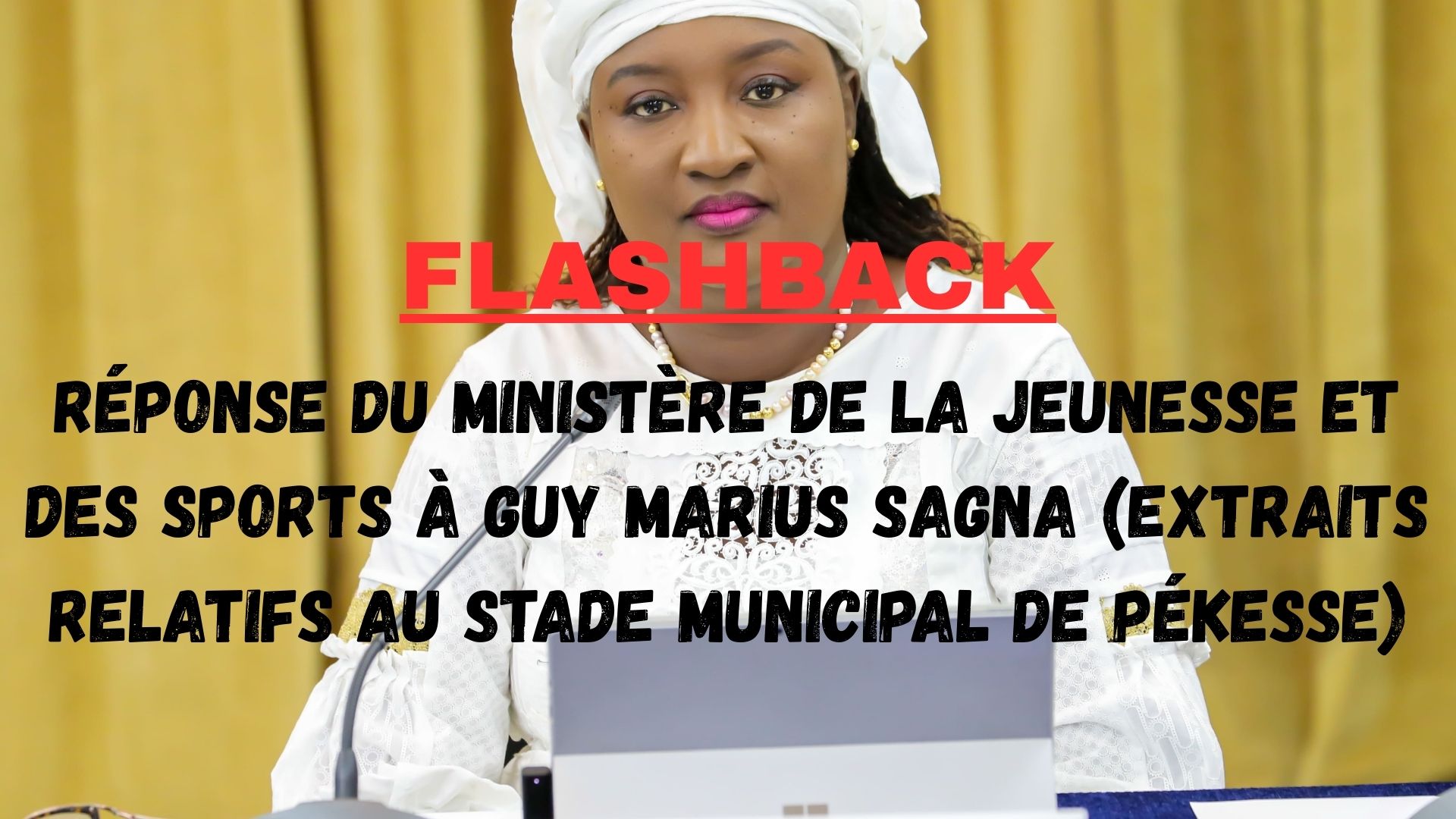 Réponse du Ministère de la Jeunesse et des Sports